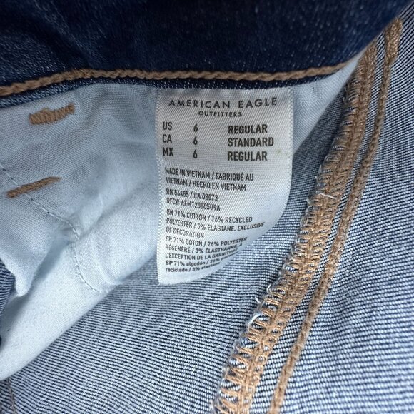 American Eagle Outfitters Skinny Jeans Womens Size 6R Next Level Stretch Blue - Picture 6 of 12